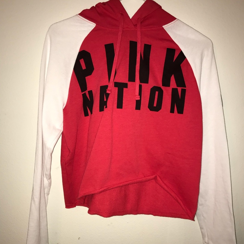 PINK crop sweatshirt size S